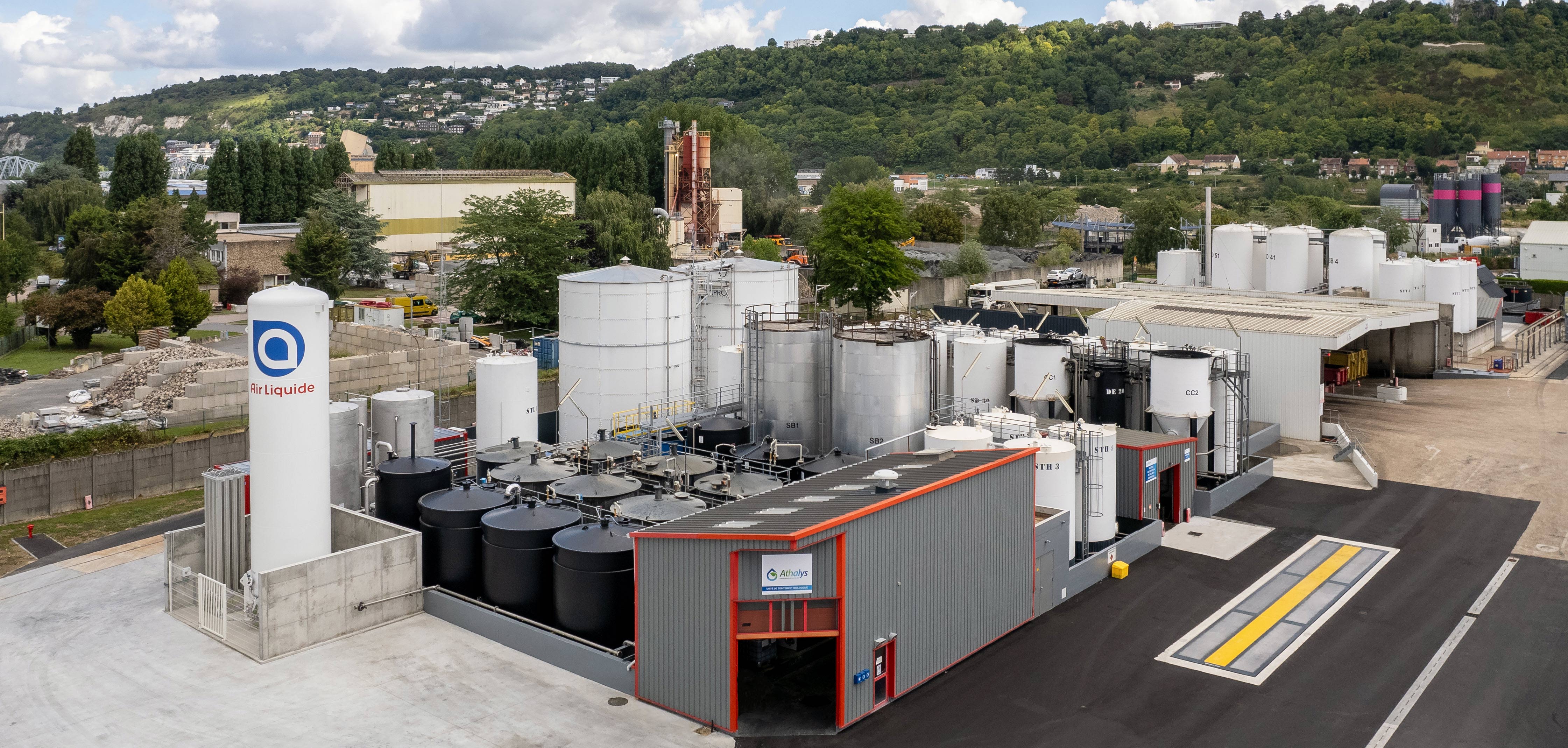 Athalys- Centre de valorisation et de traitement des déchets liquides à Rouen